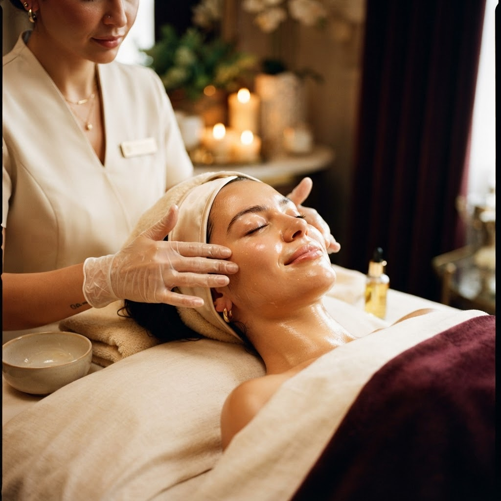 Luxury radiance facial treatment at ReKreation studio